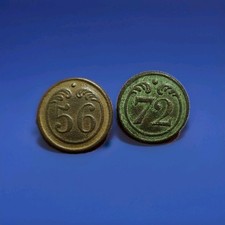 Lot Bouton Plat militaire