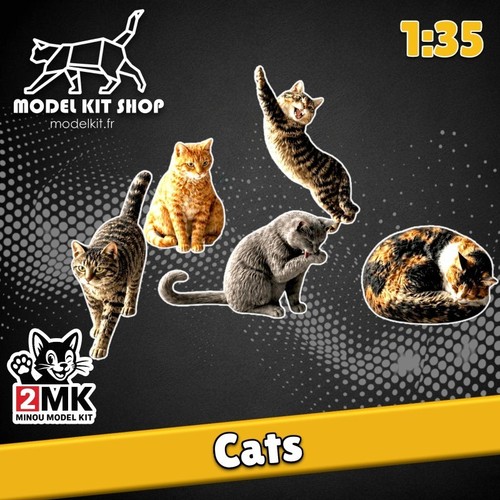 Figurines les chats - -, "les