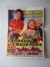 WESTERN/TYRONE POWER/RAWHIDE/ F6/affiche belge originale