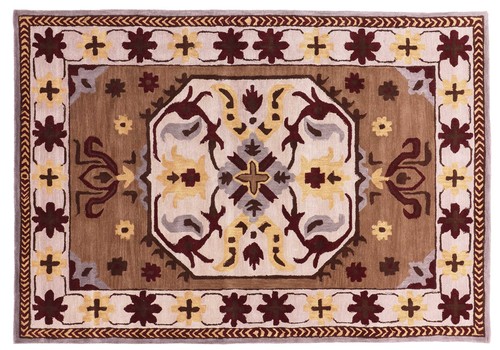 Tapis poils courts laine - à,