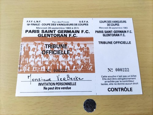 Ticket match glentoran - match,