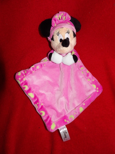 Doudou plat disney minnie rose - disney,