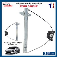 Mécanisme Lève Vitre Electrique Avant Gauche pour PEUGEOT 407 & SW BREAK