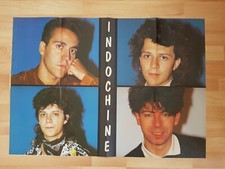 Poster Affiche Flyer Clipping Indochine Nicola Sirkis/Jean Jacques Goldman