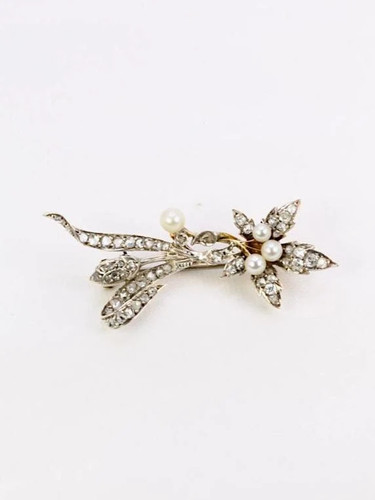 Broche ancienne fleur - ancienne,