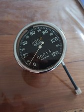 MAGNIFIQUE COMPTEUR JAEGER 120 KM/H NEUF ANNEES 50 PAS OS