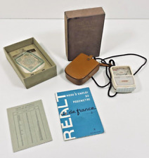 Cellule Posemètre REALT - Ile de France 2, Étui Cuir + Boîtier + Notice