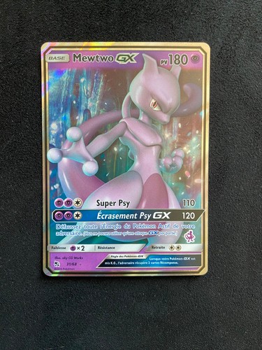 Carte pokémon mewtwo gx - mewtwo,