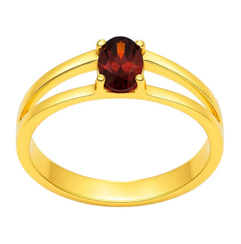 Bague grenat hessonite - en,