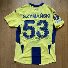 maillot foot porté Match worn shirt Maglia Trikot Unwashed Fenerbahce Szymanski