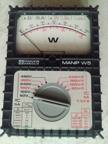 Wattmetre chauvin arnoux - wattmetre,