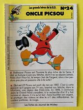 SCROOGE MCDUCK, ONCLE PICSOU, WALT DISNEY, RARE CARD COLLECTOR VINTAGE 90's