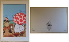 Carte postale Tintin L'Ile