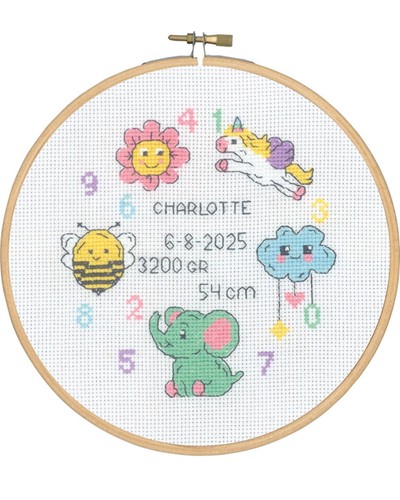 Kit broderie point de - au,