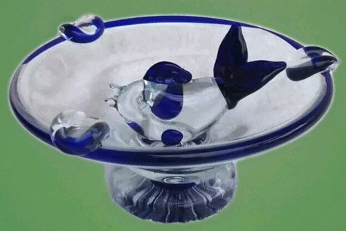 Superbe cendrier verre de - superbe,