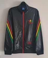 adidas Chile 62 Rasta Jacket Track Top M Rare Vintage Bob Marley Jamaica