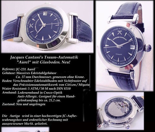Automatique montre hommes - automatique, inox