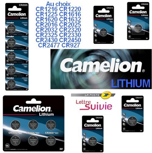 Camelion piles bouton - , lithium