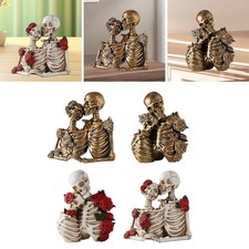 Statue de squelette de Couple