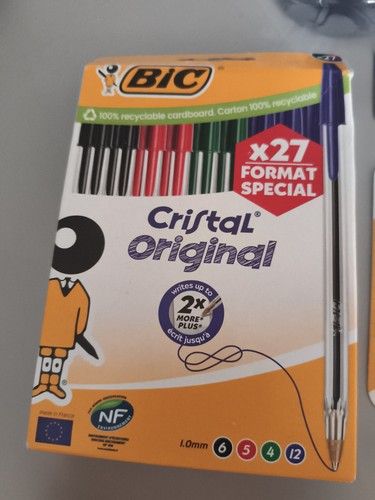 Lot bic cristal original - de, 27