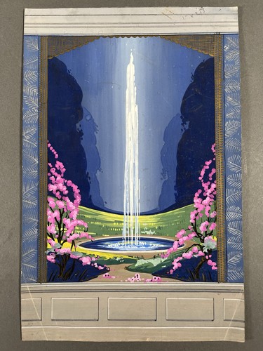 Dessin fontaine art - art, déco
