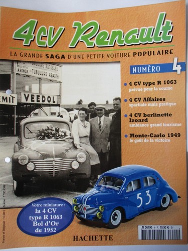 Fascicule renault 4cv 4 - fascicule,