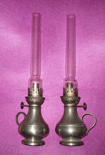 Paire lampes pétrole en - lampes,