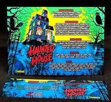 Gottlieb Haunted House 1982 Cartes Instructions Flipper Pinball Cards FR / EN V1