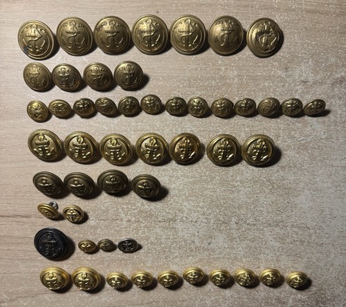 Ancien boutons vêtement - boutons,