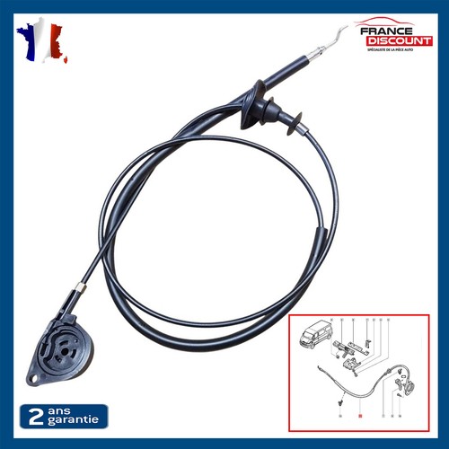 Câble ouverture capot moteur - câble,
