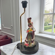 French Lady Figurine Table