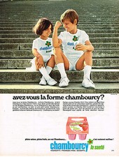 PUBLICITE  1968   CHAMBOURCY
