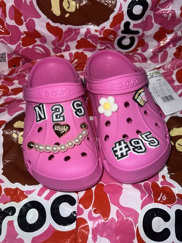 Crocs sabots femme rose uni