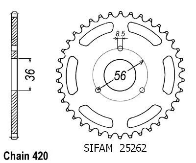 Couronne suzuki 50 - jr,