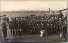 MILITARIA - 14-18  PHOTO ZWICKAU - une partie des prisonniers francais,