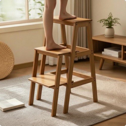 Tabouret escabeau bois - escabeau,