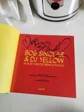 Livre Dédicacé Bob Sinclar &