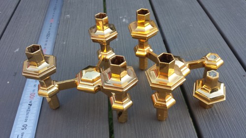 Bougeoirs vintages feux en - bougeoirs,