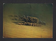 AGRICULTEUR avec ATTELAGE TRACTEUR en FENAISON