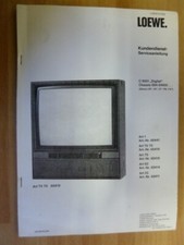 Documentation technique TV LOEWE C 9001 Digital, chassis 884-84600