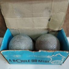 ancienne doublette - boules de pétanque - la boule du midi