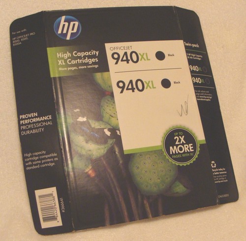 940xl black ink twin pack - twin,