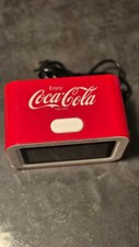 RADIO COCA COLA FONCTIONNE TRES BIEN SUR SECTEUR OU PILE 9V FAIT RADIO REVEIL