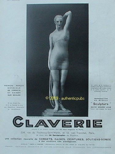 Publicite claverie modele - publicite,