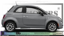 Kit stickers latéraux BANDE COMPLET – universel – look Fiat 500 Classic / Lounge
