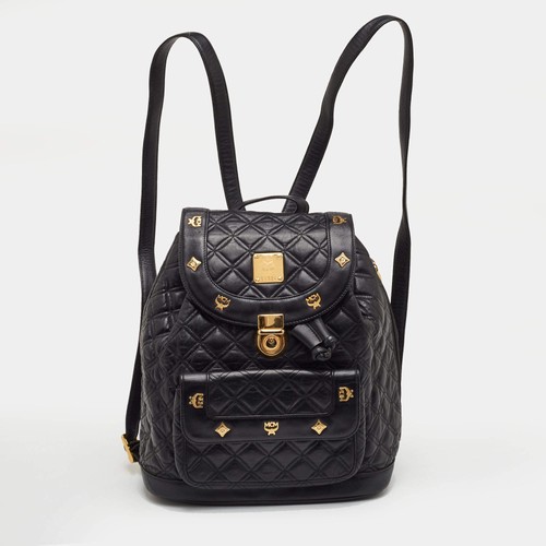 Sac dos cuir matelassé - dos,