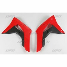 Ouies radiateur UFO rouge moto cross HONDA CRF 250 de 2018 à 2021