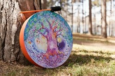 Shaman vegan love tree - vegan, drum