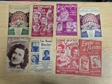 Lot D'ancienne Partition De Musique