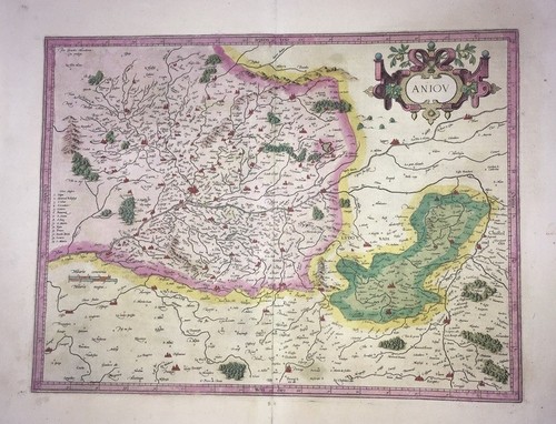 Mercator - (carte, d'anjou).